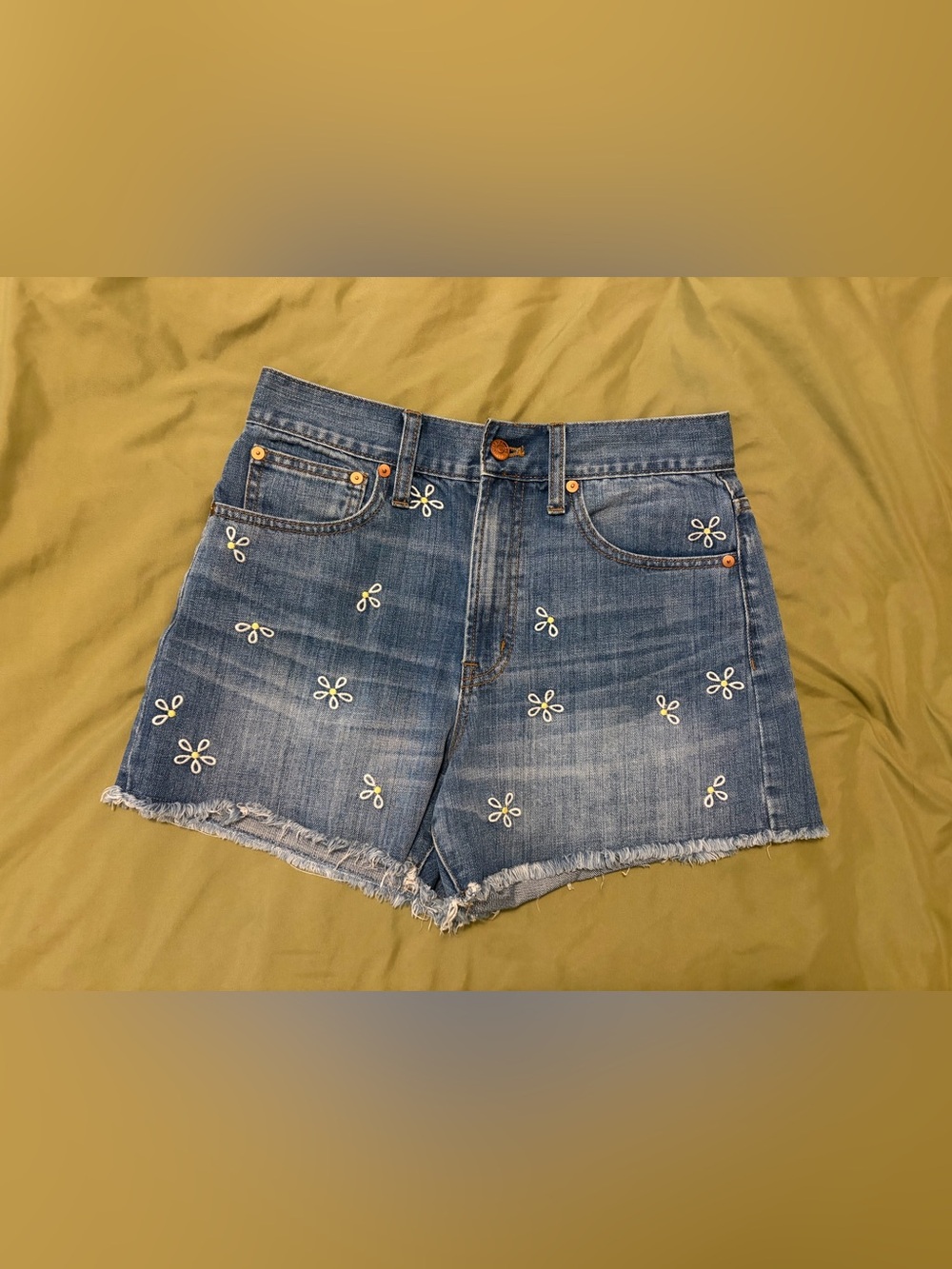Madewell The Perfect Jean Short: Embroidered Edition - Size 27